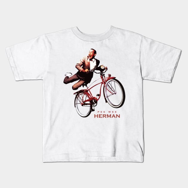 peewee herman funny Kids T-Shirt by christinehearst